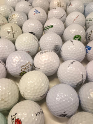 używane piłki golfowe zmieszane klasa A